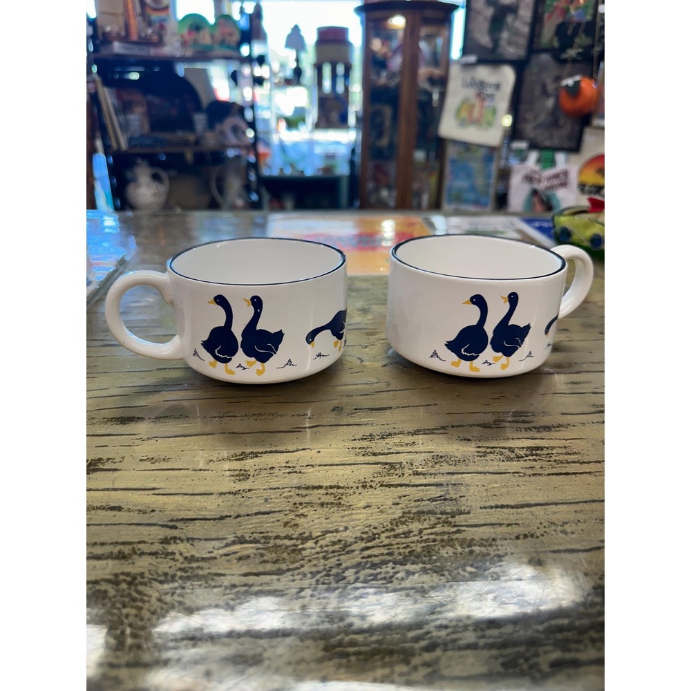 Vintage Geese Soup Mug 2 Available